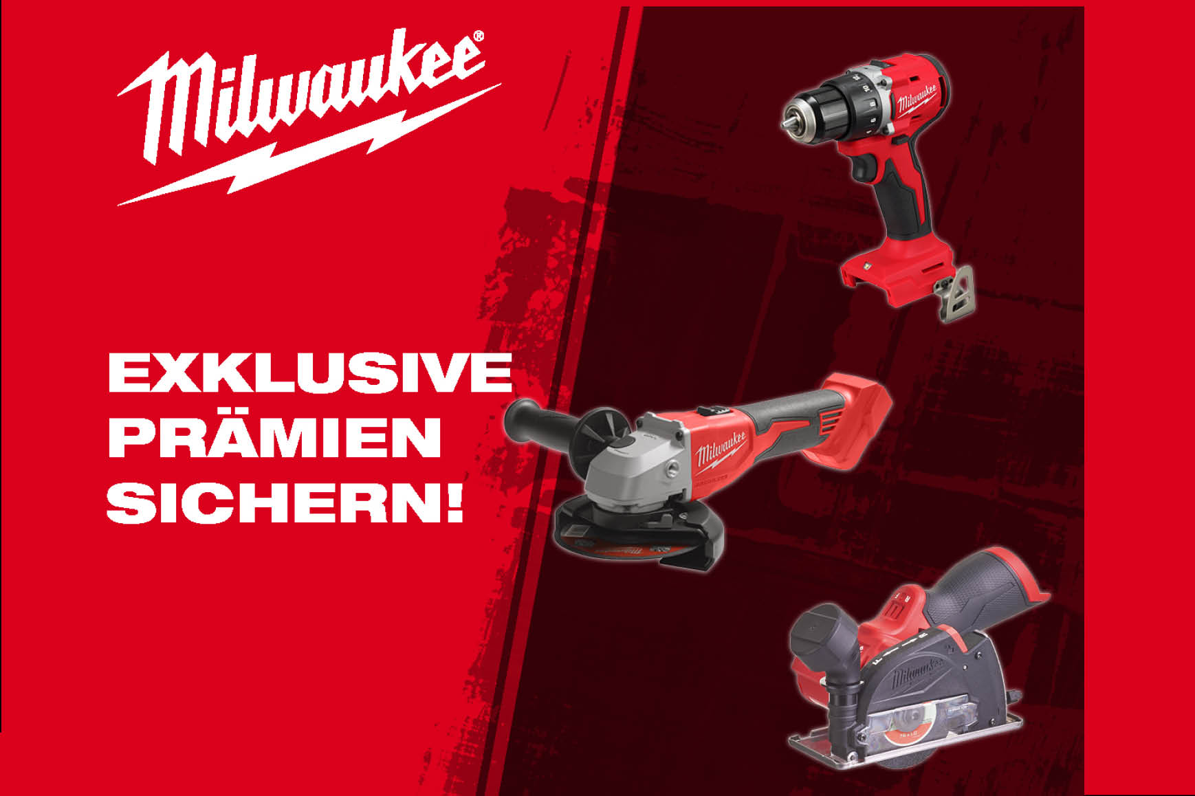 Milwaukee Prämien Aktion 599 EURO